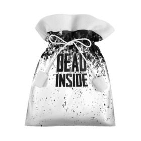 Подарочный 3D мешок с принтом Dead Inside в Кировске, 100% полиэстер | Размер: 29*39 см | Тематика изображения на принте: dead | dota | inside | аниме | внутри | гуль | дэд | инсайд | мертвец | мертвый | токийский