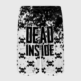 Детские спортивные шорты 3D с принтом Dead Inside в Кировске,  100% полиэстер
 | пояс оформлен широкой мягкой резинкой, ткань тянется
 | dead | dota | inside | аниме | внутри | гуль | дэд | инсайд | мертвец | мертвый | токийский