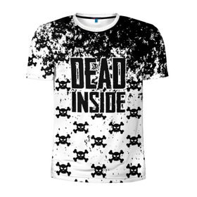 Мужская футболка 3D спортивная с принтом Dead Inside в Кировске, 100% полиэстер с улучшенными характеристиками | приталенный силуэт, круглая горловина, широкие плечи, сужается к линии бедра | dead | dota | inside | аниме | внутри | гуль | дэд | инсайд | мертвец | мертвый | токийский