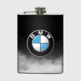 Фляга с принтом BMW в Кировске, металлический корпус | емкость 0,22 л, размер 125 х 94 мм. Виниловая наклейка запечатывается полностью | bmw | bmw performance | m | motorsport | performance | бмв | моторспорт
