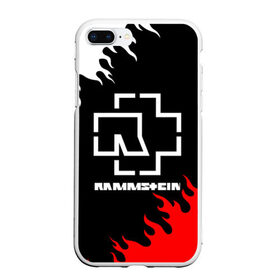 Чехол для iPhone 7Plus/8 Plus матовый с принтом RAMMSTEIN РАМШТАЙН в Кировске, Силикон | Область печати: задняя сторона чехла, без боковых панелей | lindemann | lm | rammstein | rock | кристиан лоренц | линдеманн | лм | музыка | рамштайн | рок | тилль линдеманн