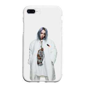 Чехол для iPhone 7Plus/8 Plus матовый с принтом BILLIE EILISH в Кировске, Силикон | Область печати: задняя сторона чехла, без боковых панелей | ayelish | bad guy | bellyache | bilie eilish | bilie elish | billie | billie eilish | eilish | electronic | elish | music | били айлиш | билли айлиш | эйлиш | элиш