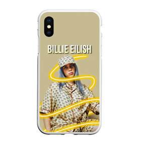 Чехол для iPhone XS Max матовый с принтом BILLIE EILISH в Кировске, Силикон | Область печати: задняя сторона чехла, без боковых панелей | ayelish | bad guy | bellyache | bilie eilish | bilie elish | billie | billie eilish | eilish | electronic | elish | music | били айлиш | билли айлиш | эйлиш | элиш