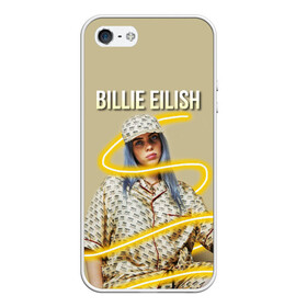 Чехол для iPhone 5/5S матовый с принтом BILLIE EILISH в Кировске, Силикон | Область печати: задняя сторона чехла, без боковых панелей | ayelish | bad guy | bellyache | bilie eilish | bilie elish | billie | billie eilish | eilish | electronic | elish | music | били айлиш | билли айлиш | эйлиш | элиш