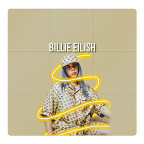 Магнитный плакат 3Х3 с принтом BILLIE EILISH в Кировске, Полимерный материал с магнитным слоем | 9 деталей размером 9*9 см | ayelish | bad guy | bellyache | bilie eilish | bilie elish | billie | billie eilish | eilish | electronic | elish | music | били айлиш | билли айлиш | эйлиш | элиш