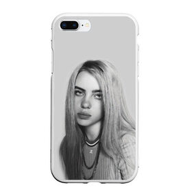 Чехол для iPhone 7Plus/8 Plus матовый с принтом BILLIE EILISH в Кировске, Силикон | Область печати: задняя сторона чехла, без боковых панелей | ayelish | bad guy | bellyache | bilie eilish | bilie elish | billie | billie eilish | eilish | electronic | elish | music | били айлиш | билли айлиш | эйлиш | элиш