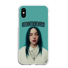 Чехол для iPhone XS Max матовый с принтом BILLIE EILISH в Кировске, Силикон | Область печати: задняя сторона чехла, без боковых панелей | ayelish | bad guy | bellyache | bilie eilish | bilie elish | billie | billie eilish | eilish | electronic | elish | music | били айлиш | билли айлиш | эйлиш | элиш