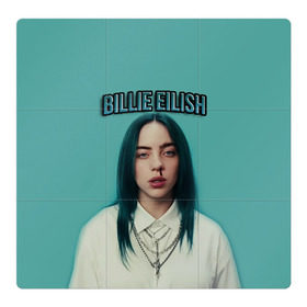 Магнитный плакат 3Х3 с принтом BILLIE EILISH в Кировске, Полимерный материал с магнитным слоем | 9 деталей размером 9*9 см | ayelish | bad guy | bellyache | bilie eilish | bilie elish | billie | billie eilish | eilish | electronic | elish | music | били айлиш | билли айлиш | эйлиш | элиш