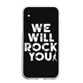 Чехол для iPhone XS Max матовый с принтом We Will Rock You в Кировске, Силикон | Область печати: задняя сторона чехла, без боковых панелей | bohemian | brian | freddie | john | mercury | must go on | queen | rhapsody | roger | taylor | the miracle | the show | богемская | рапсодия | роджер тейлор | фредди меркьюри