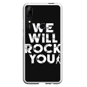 Чехол для Honor P Smart Z с принтом We Will Rock You в Кировске, Силикон | Область печати: задняя сторона чехла, без боковых панелей | bohemian | brian | freddie | john | mercury | must go on | queen | rhapsody | roger | taylor | the miracle | the show | богемская | рапсодия | роджер тейлор | фредди меркьюри