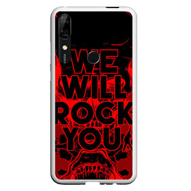 Чехол для Honor P Smart Z с принтом We Will Rock You в Кировске, Силикон | Область печати: задняя сторона чехла, без боковых панелей | bohemian | brian | freddie | john | mercury | must go on | queen | rhapsody | roger | taylor | the miracle | the show | богемская | рапсодия | роджер тейлор | фредди меркьюри