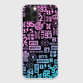 Чехол для iPhone 12 Pro Max с принтом BTS LOGOBOMBING в Кировске, Силикон |  | bangtan boys | bt21 | bts | бтс