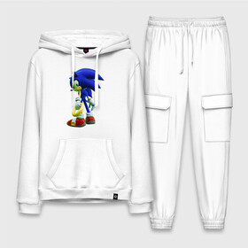 Мужской костюм хлопок с толстовкой с принтом Sonic в Кировске,  |  | hedgehog | metal sonic | silver | silver the hedgehog | sonic | sonic boom | sonic the hedgehog | еж | ёж сонник | ежик | игры | соник | фильмы