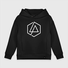 Детское худи Oversize хлопок с принтом LINKIN PARK в Кировске, френч-терри — 70% хлопок, 30% полиэстер. Мягкий теплый начес внутри —100% хлопок | боковые карманы, эластичные манжеты и нижняя кромка, капюшон на магнитной кнопке | Тематика изображения на принте: chester bennington | linkin park | mike shinoda | линкин парк