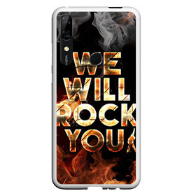 Чехол для Honor P Smart Z с принтом We Will Rock You в Кировске, Силикон | Область печати: задняя сторона чехла, без боковых панелей | bohemian | brian | freddie | john | mercury | must go on | queen | rhapsody | roger | taylor | the miracle | the show | богемская | рапсодия | роджер тейлор | фредди меркьюри