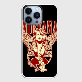 Чехол для iPhone 13 Pro с принтом Nirvana в Кировске,  |  | bleach | blew | cobain | dave | geffen | hormoaning | in utero | incesticide | krist | kurt | nevermind | nirvana | novoselic | rock | vevo | геффен | курт кобейн | нирвана | рок