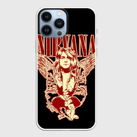 Чехол для iPhone 13 Pro Max с принтом Nirvana в Кировске,  |  | bleach | blew | cobain | dave | geffen | hormoaning | in utero | incesticide | krist | kurt | nevermind | nirvana | novoselic | rock | vevo | геффен | курт кобейн | нирвана | рок