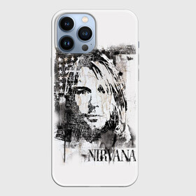 Чехол для iPhone 13 Pro Max с принтом Kurt Cobain в Кировске,  |  | bleach | blew | cobain | dave | geffen | hormoaning | in utero | incesticide | krist | kurt | nevermind | nirvana | novoselic | rock | vevo | геффен | курт кобейн | нирвана | рок