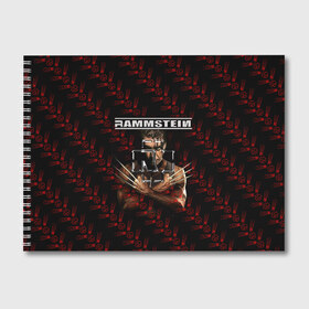 Альбом для рисования с принтом Rammstein (Росомаха) в Кировске, 100% бумага
 | матовая бумага, плотность 200 мг. | rammstein