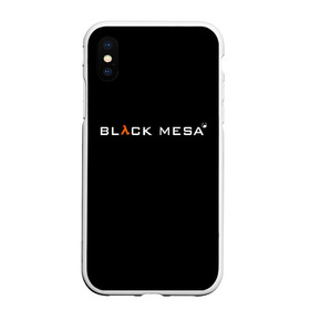 Чехол для iPhone XS Max матовый с принтом BLACK MESA в Кировске, Силикон | Область печати: задняя сторона чехла, без боковых панелей | black mesa | city 17 | combine guard | gordon freeman | half life | source | valve | гордон фримен | халф лайф