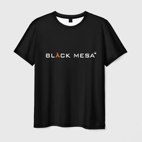 Мужская футболка 3D с принтом BLACK MESA в Кировске, 100% полиэфир | прямой крой, круглый вырез горловины, длина до линии бедер | Тематика изображения на принте: black mesa | city 17 | combine guard | gordon freeman | half life | source | valve | гордон фримен | халф лайф