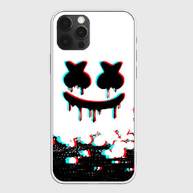 Чехол для iPhone 12 Pro Max с принтом MARSHMELLO GLITCH в Кировске, Силикон |  | america | dj | glitch | marshmello | usa | америка | глитч | маршмелло