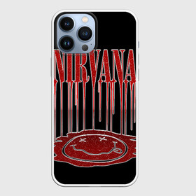 Чехол для iPhone 13 Pro Max с принтом Nirvana в Кировске,  |  | bleach | blew | cobain | dave | geffen | hormoaning | in utero | incesticide | krist | kurt | nevermind | nirvana | novoselic | rock | vevo | геффен | курт кобейн | нирвана | рок