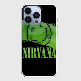 Чехол для iPhone 13 Pro с принтом Nirvana в Кировске,  |  | bleach | blew | cobain | dave | geffen | hormoaning | in utero | incesticide | krist | kurt | nevermind | nirvana | novoselic | rock | vevo | геффен | курт кобейн | нирвана | рок