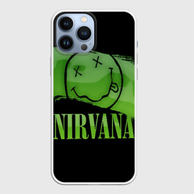 Чехол для iPhone 13 Pro Max с принтом Nirvana в Кировске,  |  | bleach | blew | cobain | dave | geffen | hormoaning | in utero | incesticide | krist | kurt | nevermind | nirvana | novoselic | rock | vevo | геффен | курт кобейн | нирвана | рок