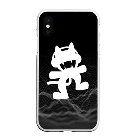 Чехол для iPhone XS Max матовый с принтом MONSTERCAT в Кировске, Силикон | Область печати: задняя сторона чехла, без боковых панелей | cat | monster | monster cat | monstercat | кот | монстеркет