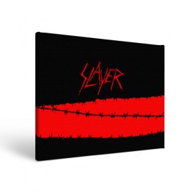 Холст прямоугольный с принтом SLAYER (7) в Кировске, 100% ПВХ |  | metal | music | rock | slayer | метал | музыка | рок