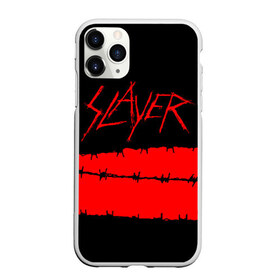 Чехол для iPhone 11 Pro матовый с принтом SLAYER (7) в Кировске, Силикон |  | metal | music | rock | slayer | метал | музыка | рок