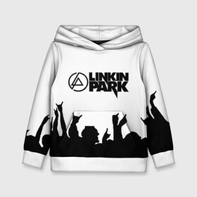 Детская толстовка 3D с принтом LINKIN PARK в Кировске, 100% полиэстер | двухслойный капюшон со шнурком для регулировки, мягкие манжеты на рукавах и по низу толстовки, спереди карман-кенгуру с мягким внутренним слоем | chester bennington | linkin park | mike shinoda | линкин парк