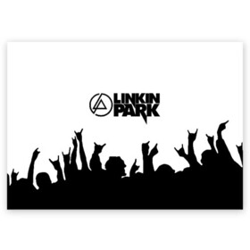 Поздравительная открытка с принтом LINKIN PARK | ЛИНКИН ПАРК в Кировске, 100% бумага | плотность бумаги 280 г/м2, матовая, на обратной стороне линовка и место для марки
 | chester bennington | linkin park | mike shinoda | линкин парк