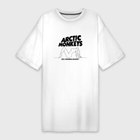 Платье-футболка хлопок с принтом AM в Кировске,  |  | alex turner | arctic monkeys | алекс тёрнер | арктик монкейс | арктические обезьяны