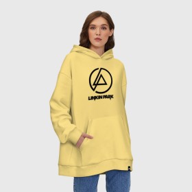 Худи SuperOversize хлопок с принтом LINKIN PARK в Кировске, 70% хлопок, 30% полиэстер, мягкий начес внутри | карман-кенгуру, эластичная резинка на манжетах и по нижней кромке, двухслойный капюшон
 | chester bennington | linkin park | mike shinoda | линкин парк