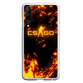 Чехол для Honor P30 с принтом CS GO FIRE в Кировске, Силикон | Область печати: задняя сторона чехла, без боковых панелей | astralis | awp | counter strike | cs go | cs go global offensive | faze clan | hyper beast | team liquid | астралис | тим ликвид | фейз клан | хайпер бист