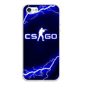 Чехол для iPhone 5/5S матовый с принтом CS GO LIGHTNING STYLE в Кировске, Силикон | Область печати: задняя сторона чехла, без боковых панелей | astralis | awp | counter strike | cs go | cs go global offensive | faze clan | hyper beast | team liquid | thunder | астралис | молнии | тим ликвид | фейз клан | хайпер бист | шторм