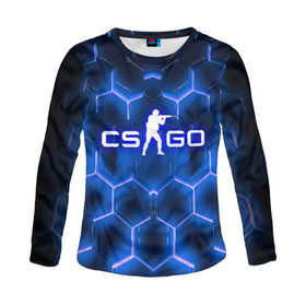 Женский лонгслив 3D с принтом CS GO ARMOR в Кировске, 100% полиэстер | длинные рукава, круглый вырез горловины, полуприлегающий силуэт | astralis | awp | counter strike | cs go | cs go global offensive | faze clan | hyper beast | team liquid | астралис | тим ликвид | фейз клан | хайпер бист