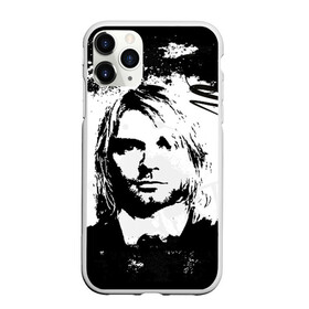 Чехол для iPhone 11 Pro Max матовый с принтом Kurt Cobain в Кировске, Силикон |  | bleach | blew | cobain | dave | geffen | hormoaning | in utero | incesticide | krist | kurt | nevermind | nirvana | novoselic | rock | vevo | геффен | курт кобейн | нирвана | рок