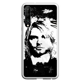 Чехол для Honor P30 с принтом Kurt Cobain в Кировске, Силикон | Область печати: задняя сторона чехла, без боковых панелей | bleach | blew | cobain | dave | geffen | hormoaning | in utero | incesticide | krist | kurt | nevermind | nirvana | novoselic | rock | vevo | геффен | курт кобейн | нирвана | рок