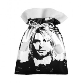 Подарочный 3D мешок с принтом Kurt Cobain в Кировске, 100% полиэстер | Размер: 29*39 см | Тематика изображения на принте: bleach | blew | cobain | dave | geffen | hormoaning | in utero | incesticide | krist | kurt | nevermind | nirvana | novoselic | rock | vevo | геффен | курт кобейн | нирвана | рок