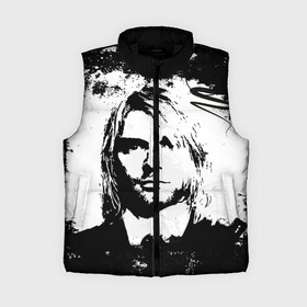 Женский жилет утепленный 3D с принтом Kurt Cobain в Кировске,  |  | Тематика изображения на принте: bleach | blew | cobain | dave | geffen | hormoaning | in utero | incesticide | krist | kurt | nevermind | nirvana | novoselic | rock | vevo | геффен | курт кобейн | нирвана | рок