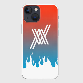 Чехол для iPhone 13 mini с принтом two XX flame в Кировске,  |  | darling in the franxx | franxx. | zero two