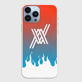 Чехол для iPhone 13 Pro Max с принтом two XX flame в Кировске,  |  | Тематика изображения на принте: darling in the franxx | franxx. | zero two