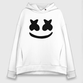 Женское худи Oversize хлопок с принтом ALAN WALKER x MARSHMELLO в Кировске, френч-терри — 70% хлопок, 30% полиэстер. Мягкий теплый начес внутри —100% хлопок | боковые карманы, эластичные манжеты и нижняя кромка, капюшон на магнитной кнопке | alan walker | aw | electro | electro music | marshmello | music | алан уокер | маршмелло | музыка | музыкант | электро | электронная музыка