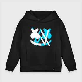 Детское худи Oversize хлопок с принтом ALAN WALKER x MARSHMELLO в Кировске, френч-терри — 70% хлопок, 30% полиэстер. Мягкий теплый начес внутри —100% хлопок | боковые карманы, эластичные манжеты и нижняя кромка, капюшон на магнитной кнопке | alan walker | aw | electro | electro music | marshmello | music | алан уокер | маршмелло | музыка | музыкант | электро | электронная музыка