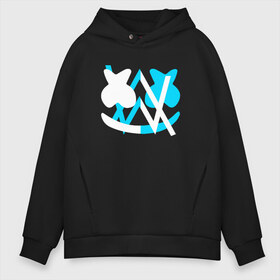 Мужское худи Oversize хлопок с принтом ALAN WALKER x MARSHMELLO в Кировске, френч-терри — 70% хлопок, 30% полиэстер. Мягкий теплый начес внутри —100% хлопок | боковые карманы, эластичные манжеты и нижняя кромка, капюшон на магнитной кнопке | alan walker | aw | electro | electro music | marshmello | music | алан уокер | маршмелло | музыка | музыкант | электро | электронная музыка