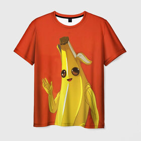 Мужская футболка 3D с принтом Banana в Кировске, 100% полиэфир | прямой крой, круглый вырез горловины, длина до линии бедер | epic | fortnite | банан | фортнайт | эпик
