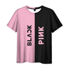 Мужская футболка 3D с принтом BLACKPINK в Кировске, 100% полиэфир | прямой крой, круглый вырез горловины, длина до линии бедер | Тематика изображения на принте: black | blackpink | bts | jennie | jisoo | k pop | kim | lalisa | lisa | manoban | park | pink | rose | young | бтс | дженни | джису | ён | ким | лалиса | лиса | манобан | пак | розэ | че